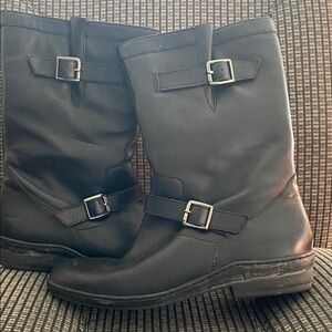 David Tate Black Winter & Rain Boots